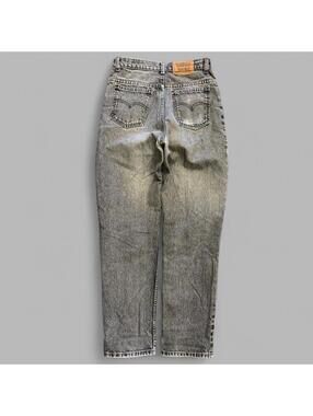 Vintage Faded Black Levi Orange Tabs